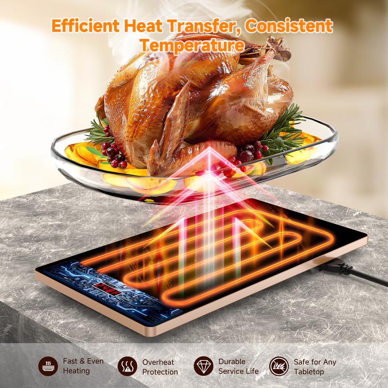 Deluxe Food Warming Tray