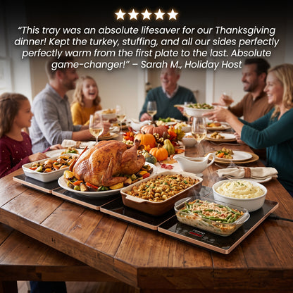 Deluxe Food Warming Tray